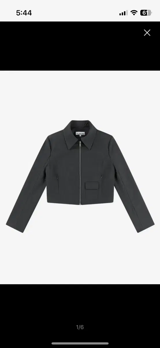 hug yourskin slim jersey cropped jacket #허그유어스킨,#허그